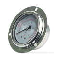 100 mm series back bottom connection flange Shockproof pressure gauges